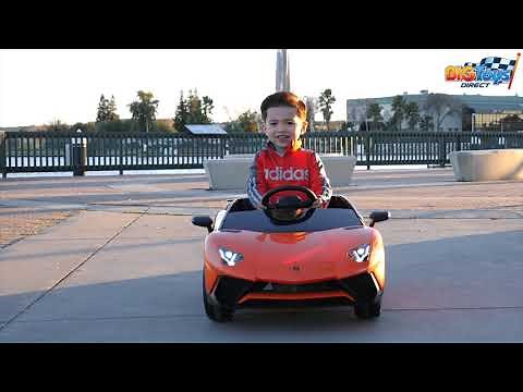 Big Toys Direct Lamborghini SV 12V Kids Ride On Car with Remote Control