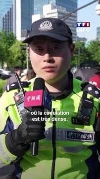 🤖🚦 China: The first brigade of humanoid robots to regulate traffic | TF1 INFO