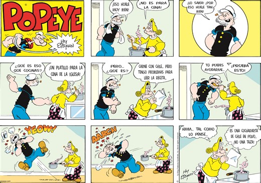 Popeye Comic Strip 2026-04-12 | Comics Kingdom