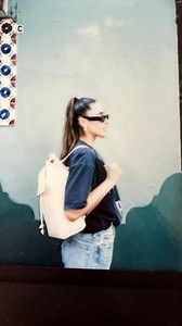 Our newest silhouette in our signature untreated leather- it's the Diego Backpack ✨ #backpack #leather #schoolbag | Consuela