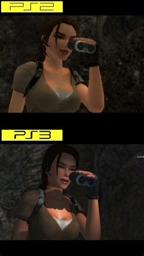 Tomb Raider Legend PS2 vs PS3 Graphics Comparison