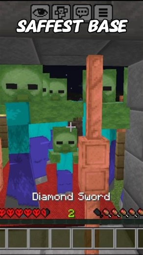 Minecraft safest base #shorts #trending #minecraft