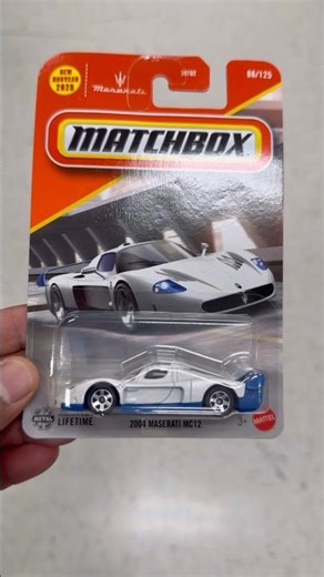Matchbox 2004 Maserati MC12 86/125 Sports Die-Cast Toy Car #maseratimc12 #diecast #matchboxcars