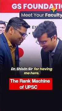 The Rank Machine - Peeyush Sir #drshivin #sarrthiias