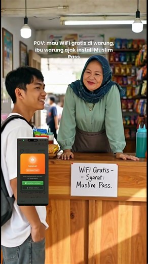 Mau WiFi Gratis di Warung? Install Muslim Pass Dulu - Berkah!