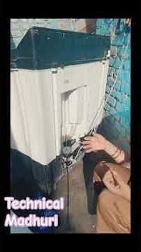 How to solve the problem of water leaking from washing machine #hksmartsolutions