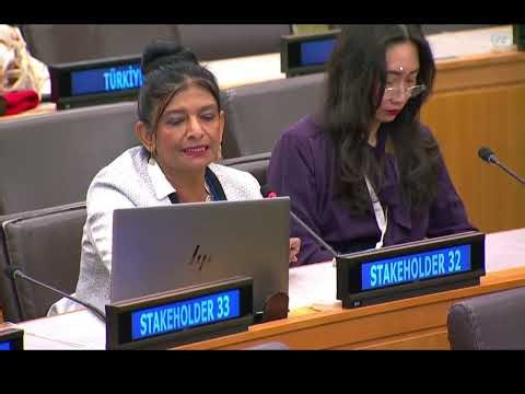 Davika Bissessar BHRO @ Global UN Multi-Stakeholder Hearing for the 70th Session of the CSW