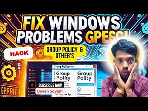Fix gpedit.msc Missing on Windows | Step-by-Step Guide #techsoyam #gpedit #grouppolicy #regedit
