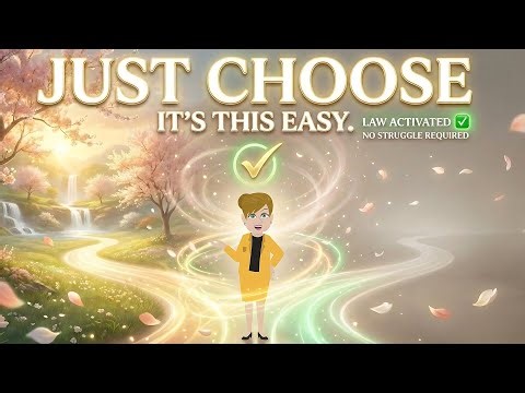 The Power of the "Easy" Choice ✨✅ IT’S MEANT TO BE EASY. 🌸 (Abraham Hicks 2026)