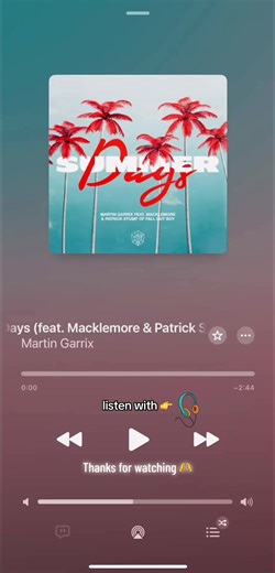 Martin Garrix Summer Days (feat. Macklemore & Patrick Stump) Music Video