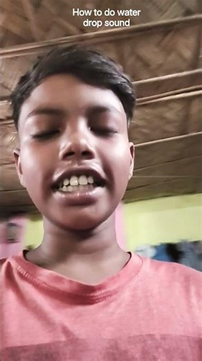 How to do water drop sound