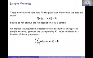 Week 8 - Generalized Method of Moments _ Video 2 - Method of Moments Estimator