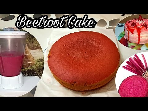 Natural and healthy Beetroot Cake(in Blender)