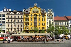 Grand Hotel Evropa in Prague, Czech Republic