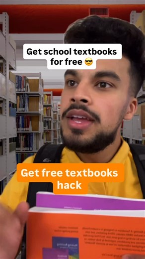 Faares Quadri on Instagram: "Get free textbooks hack 🤑 - - - - #college #university #textbook #savemoney #school #student"