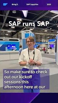 Anja Rosker - SAP runs SAP - Day 1 of SAP Sapphire Madrid 2026
