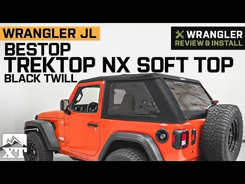 Jeep Wrangler JL 2-Door Bestop Trektop NX Soft Top - Black Twill Review & Install