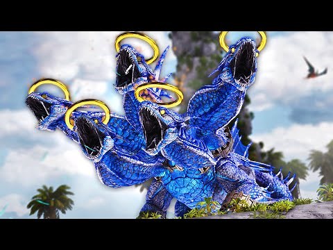 Fighting the 5 Headed Hydra Boss and Taming A God! | ARK Primal Nemesis #52