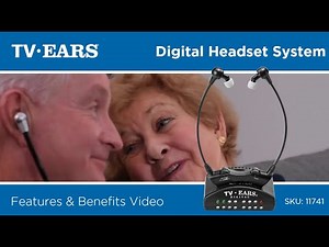 TV Ears Digital Headset System - Features and Benefits (SKU: 11741)