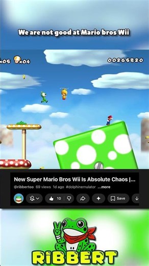 Playing Super Mario Bros Wii In Slow Mo