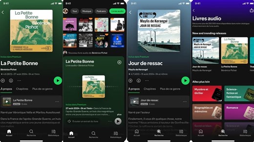 Spotify lance les livres audio en France