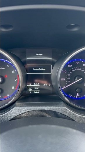 How to change your tire pressure setting on your Subaru
