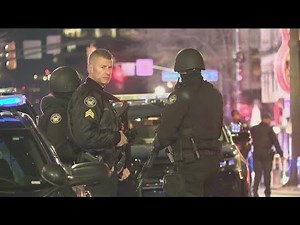 Protest over APD training site turns violent as police car scorched, explosives found