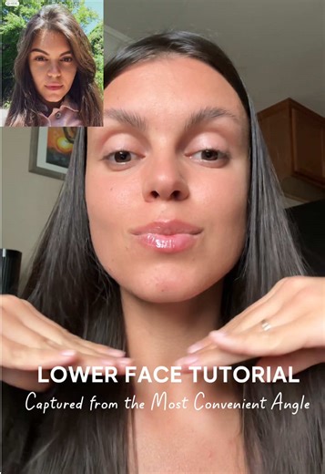 This quick tutorial targets the area under the jaw — of the first places to show tension, puffiness, and sagging. Save it and practice it daily✨