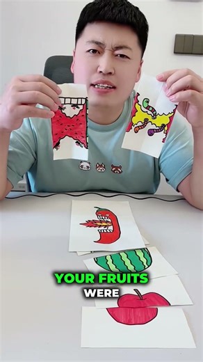 Amazing Foldable Fruit Craft 😱 Hidden Design Inside! 🍎🍉✂️