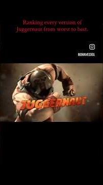 Ranking every version of Juggernaut from worst to best. #marvel #juggernaut #xmen #marvelvillain