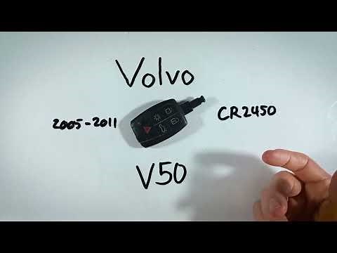 Volvo V50 Key Fob Battery Replacement (2005 - 2011)
