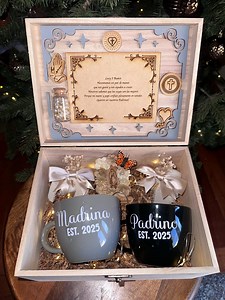 Godparent Proposal Box : Propuesta Para Padrinos - Etsy