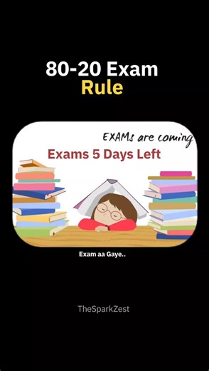 Follow 80-20 Rule to score Highest Marks in Exams #study #exams