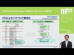 IIFES2022 30周年を迎えたPLCopenの活動紹介とIEC 61131-3最前線