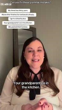 Here’s another edition of can you fix these grammar mistakes! #esl #english #learnenglish #fyp