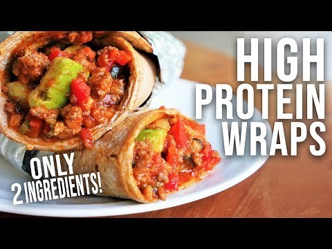 2-Ingredient High protein wraps I RECIPE