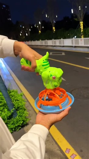 Asian Technology on Instagram: "Dinosaur Bubble LINK IN BIO This dinosaur bubble maker takes bubble fun to a whole new level! 🦖✨ Watch as it creates giant bubbles, then fills them with even more bubbles inside—pure magic! Perfect for kids and adults who love a little extra fun in their day. Who’s ready to try this mesmerizing toy?"