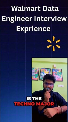 How I Cracked Walmart Data Engineer Interview 💥 Real Experience + Questions #dataengineer #shorts