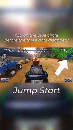 Starting Boost in Beach Buggy Racing#bbracing #automobile #gaming #games #racinggame#jump#gamespeed