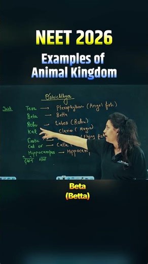 Animal Kingdom Tricks for NEET 2026 🔥 | Easy Mnemonics to Remember Classification | NEET Preparation