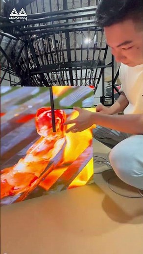 Soft modules make the display more than just a flat surface#leddisplay #ledscreens #ledwall