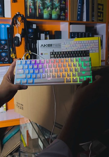 Wired 60% mechanical keyboard RGB lighting mini keyboard #classiccomputerpeshawar #foryou #fypシ゚viral #foryoupage #thisvideogoviral