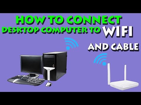 HOW TO CONNECT DESKTOP COMPUTER TO WIFI AND CABLE : PAANO IKONEKTA ANG PC SA WIFI INTERNET