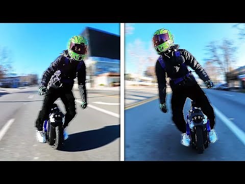 WORLDS FASTEST UNICYCLE! 60MPH! Cool Electric Unicycle Speeding Through Town