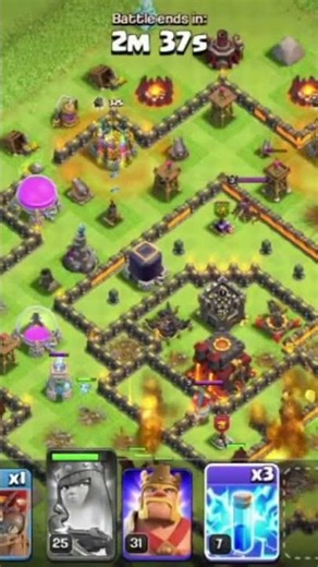 Amazing COC Attack💥 Perfect strategy | 3 Star #clashofclans #cocshorts