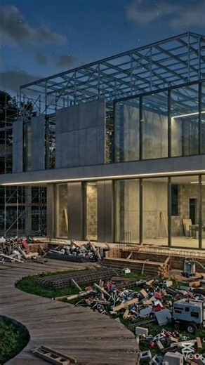 Modern Home Construction Time Lapse 1107. #home #homedecor #construction