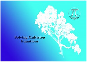 Multi Step Equations
