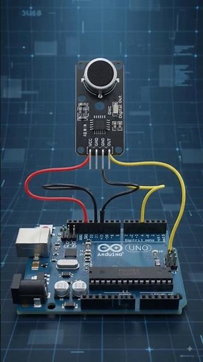 🔊 Sound Sensor with Arduino | Clap Detection Project | Arduino Sound Sensor Tutorial #Shorts
