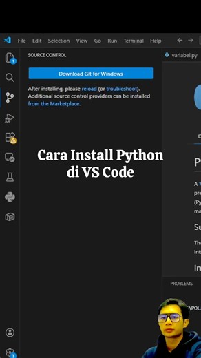 Bingung cara pakai Python di VS Code?🚀#installpython #pythonpemula #belajarpython #codingpemula