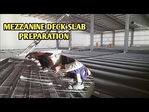 mezzanine deck update for on going slab preparation